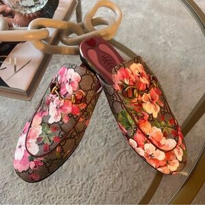 COPY - Gucci Pink Floral Mules